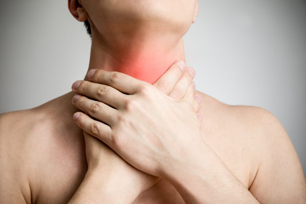 Боли в шее спереди -  диагностика и лечение